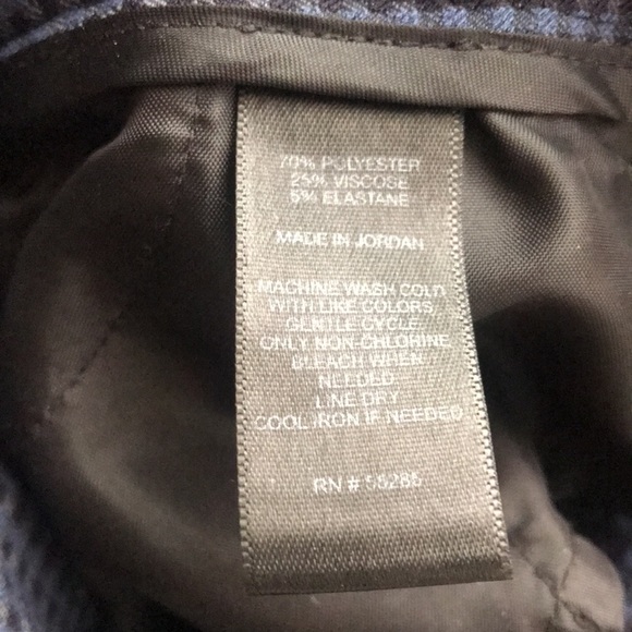 Express Editor Blue & Black Plaid Size 4 Boot Cut Pants. EUC - Picture 7 of 7